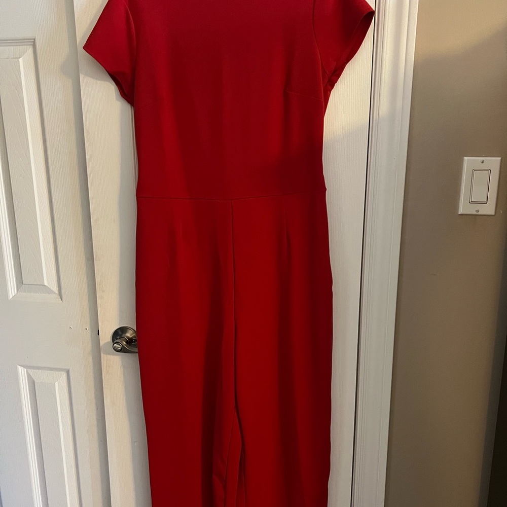 Elegant Red Jumpsuit